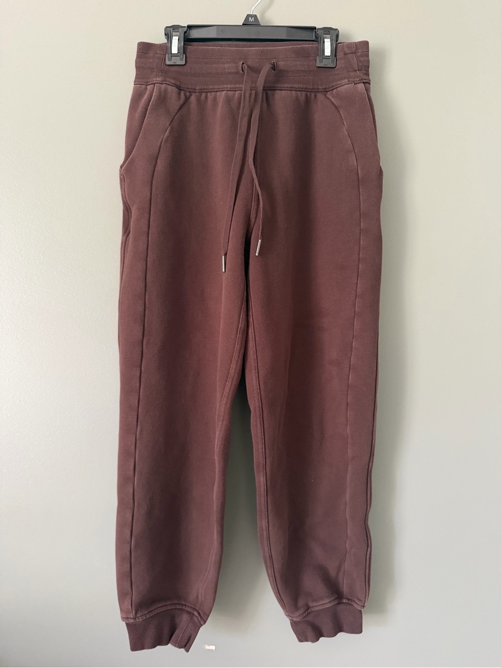 Lululemon Scuba High Rise Relaxed Cotton Terry Jogger Brown Women’s 4 W5CV9S